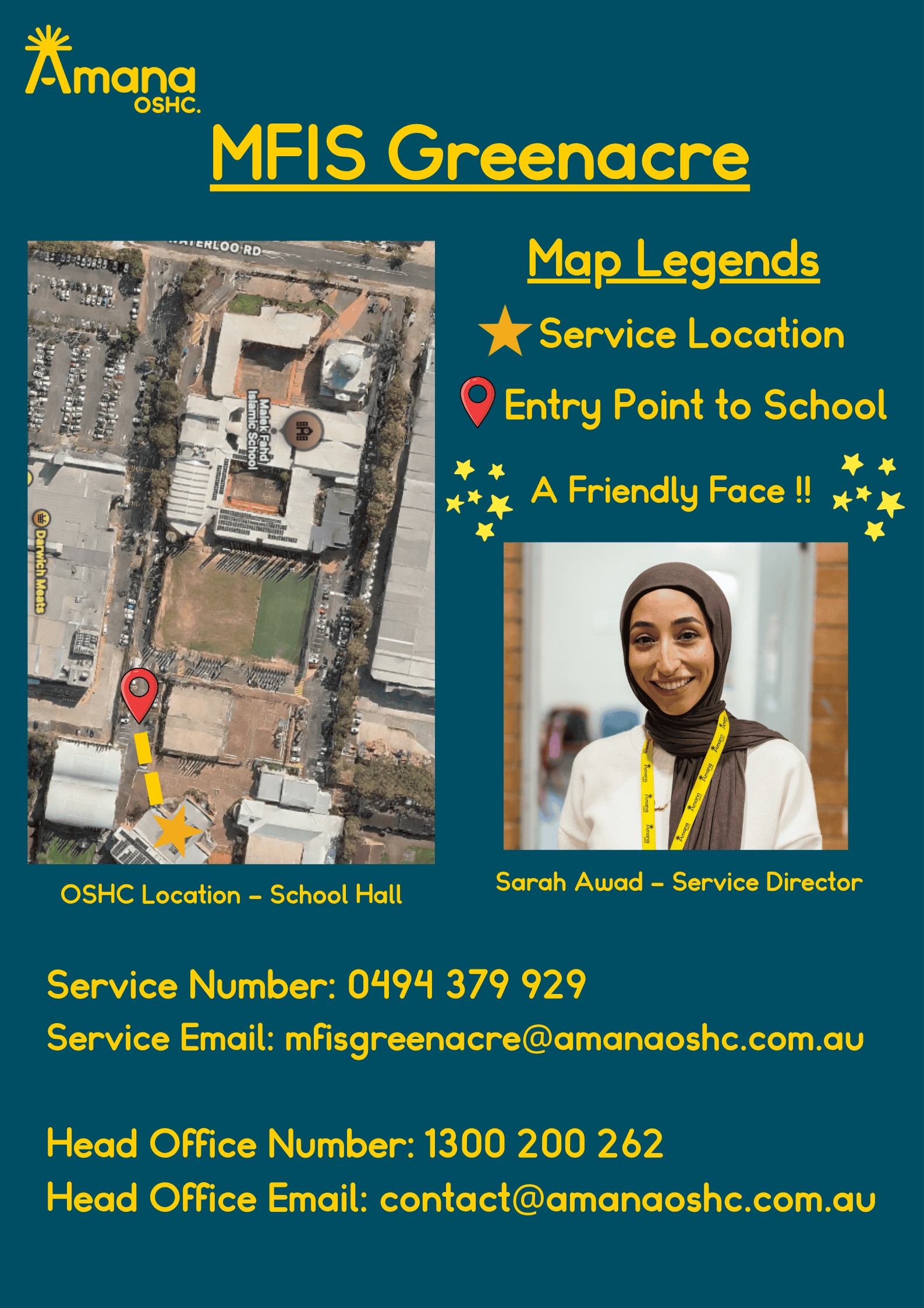 Service information sheet for MFIS Greenacre