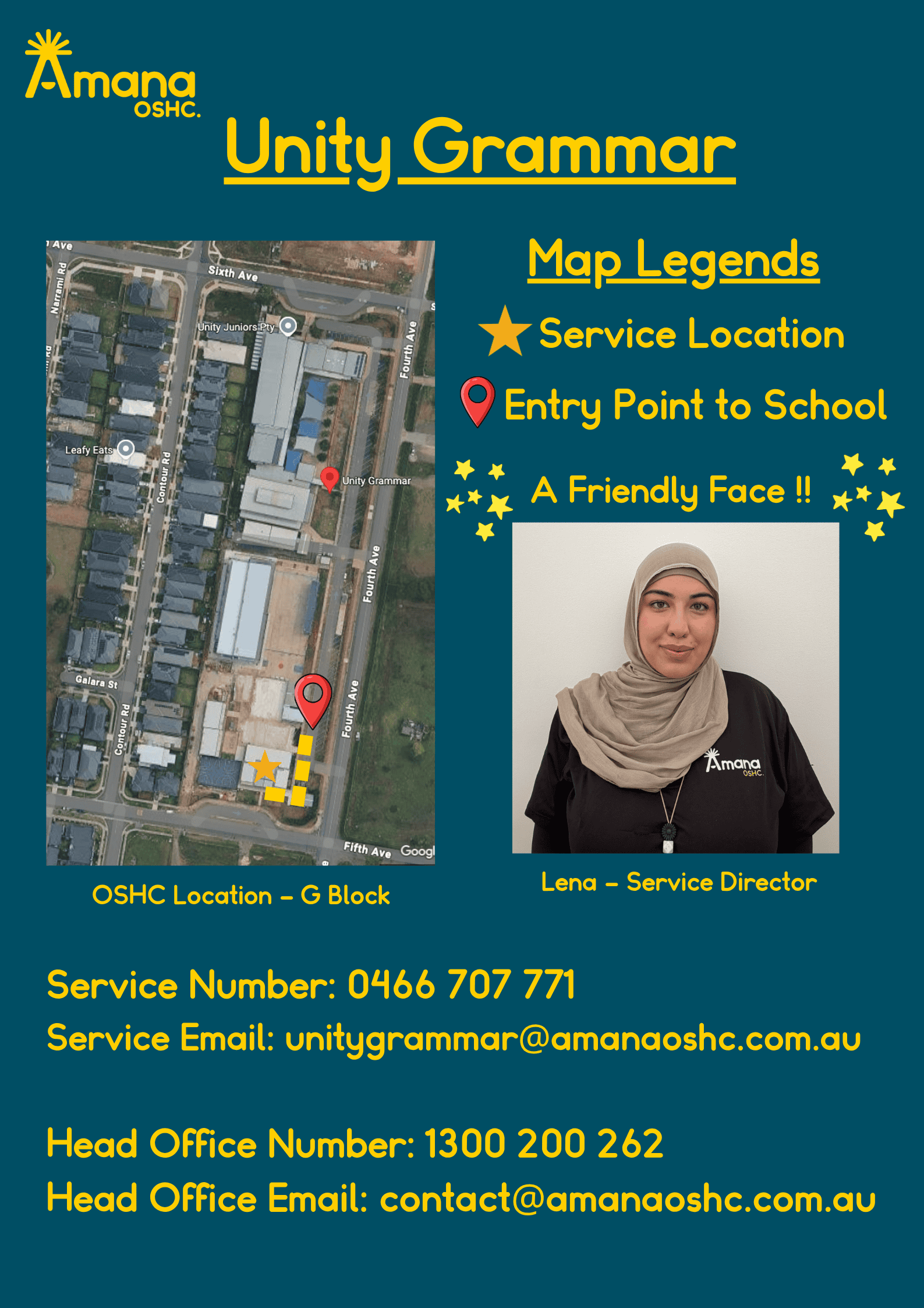 Service information sheet for Unity Grammar